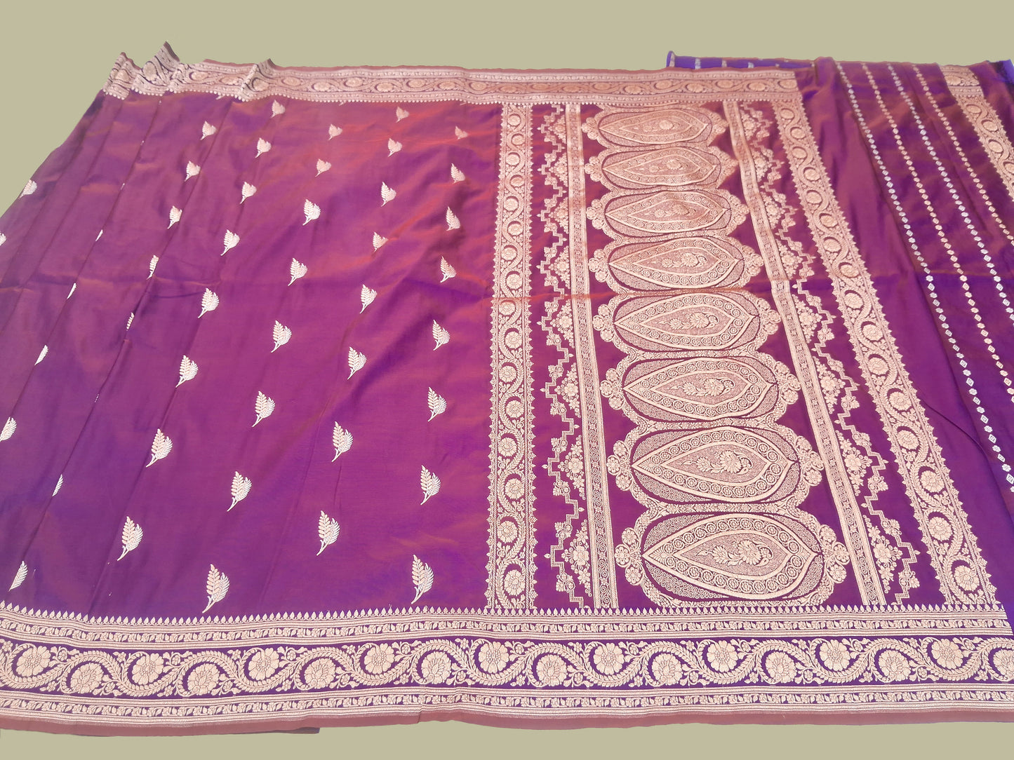 Banarasi Katan Mashru Silk Saree
