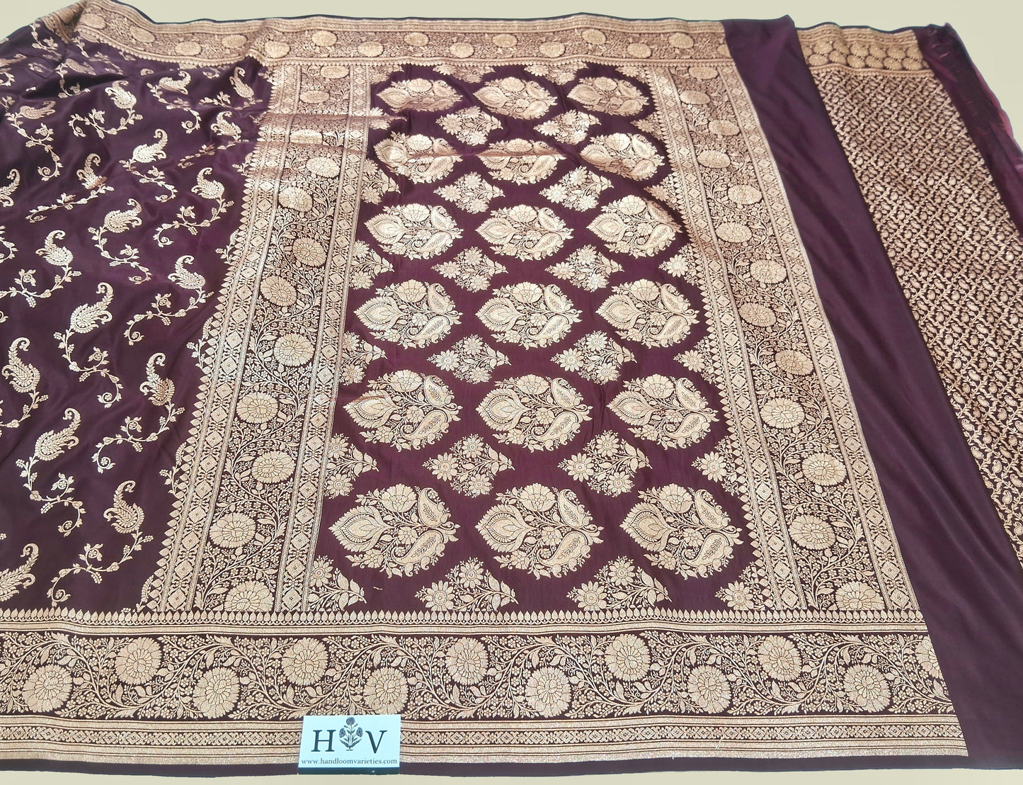 Banarsi Katan Silk Satan Saree