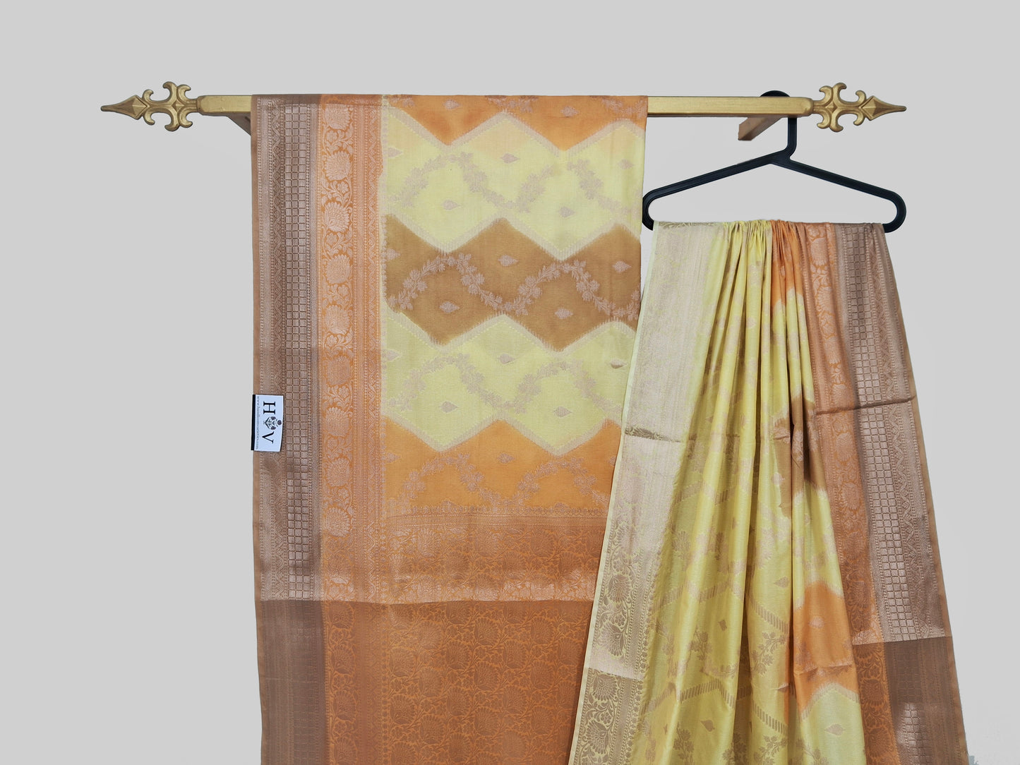 Semi Pure Dupian Silk Banarasi Rangkat Saree