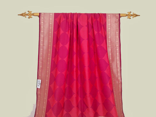 Banarsi Katan Mashru Silk Saree Rangkat
