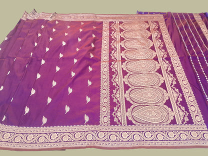 Banarasi Katan Mashru Silk Saree