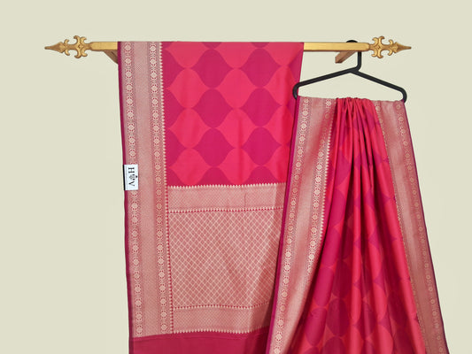 Banarsi Katan Mashru Silk Saree Rangkat