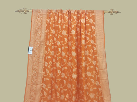 Semi Pure Georgette Silk Banarasi Saree