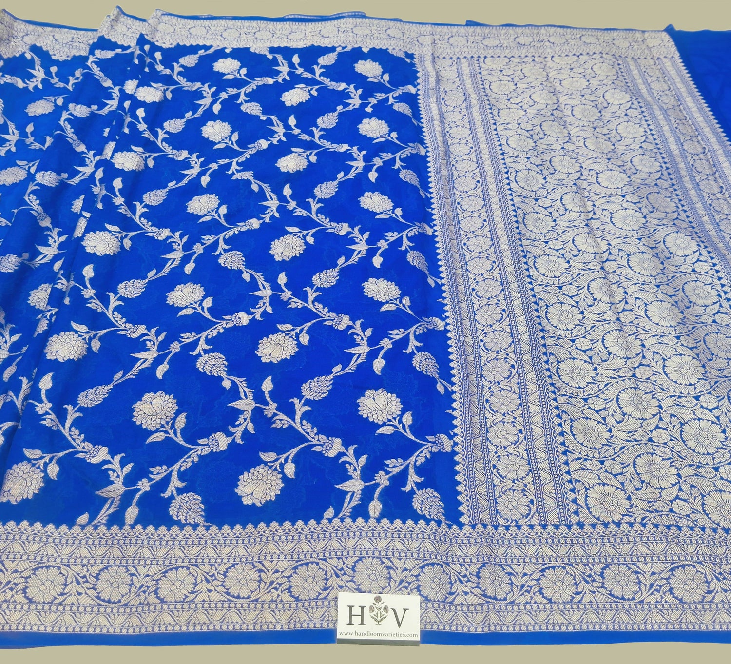 georgette banarasi saree
