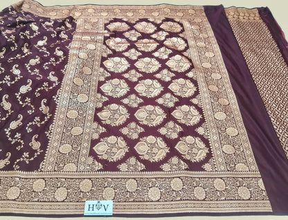 Banarsi Katan Silk Satan Saree