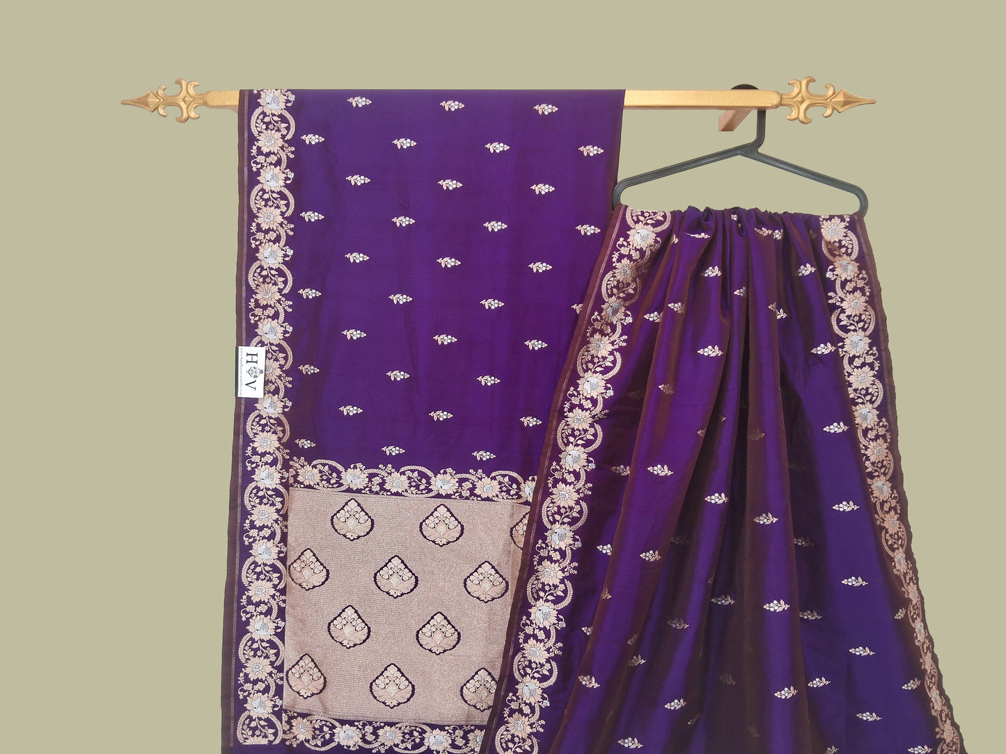 Banarasi Katan Mashru Silk Saree