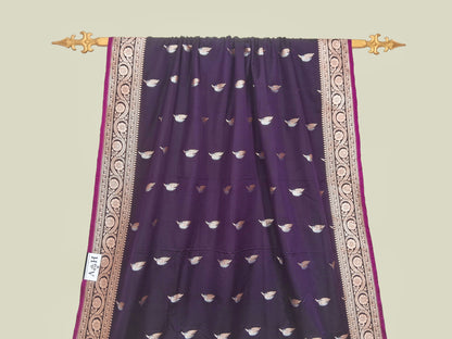 Banarsi Katan Mashru Silk Saree