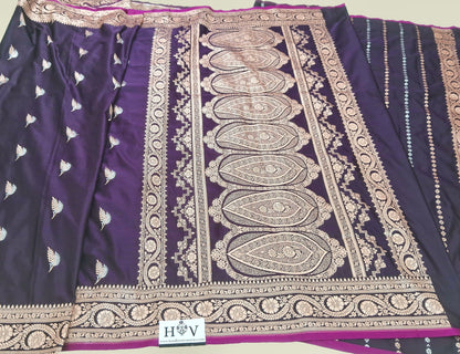 Banarsi Katan Mashru Silk Saree