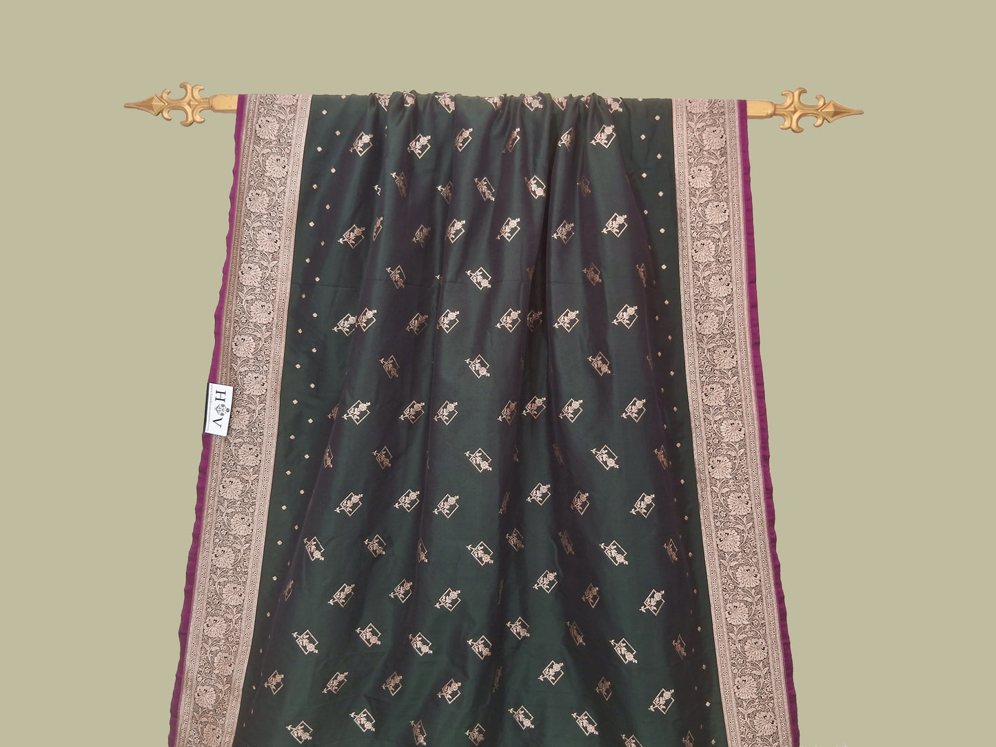 Banarasi Katan Mashru Silk Saree