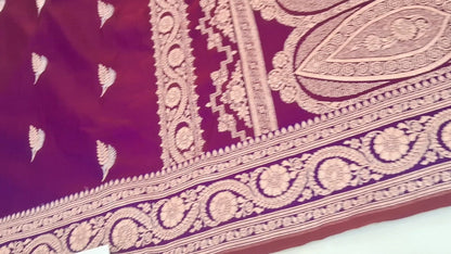 Banarasi Katan Mashru Silk Saree